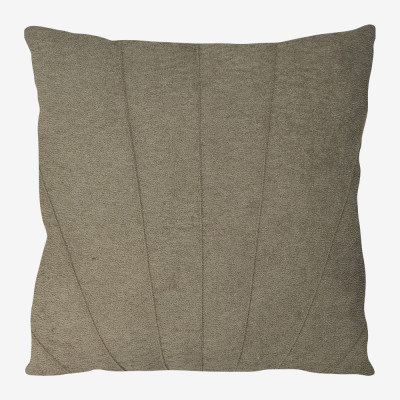22931 - 2382 - Almofada Drapeada - Boucle Café 